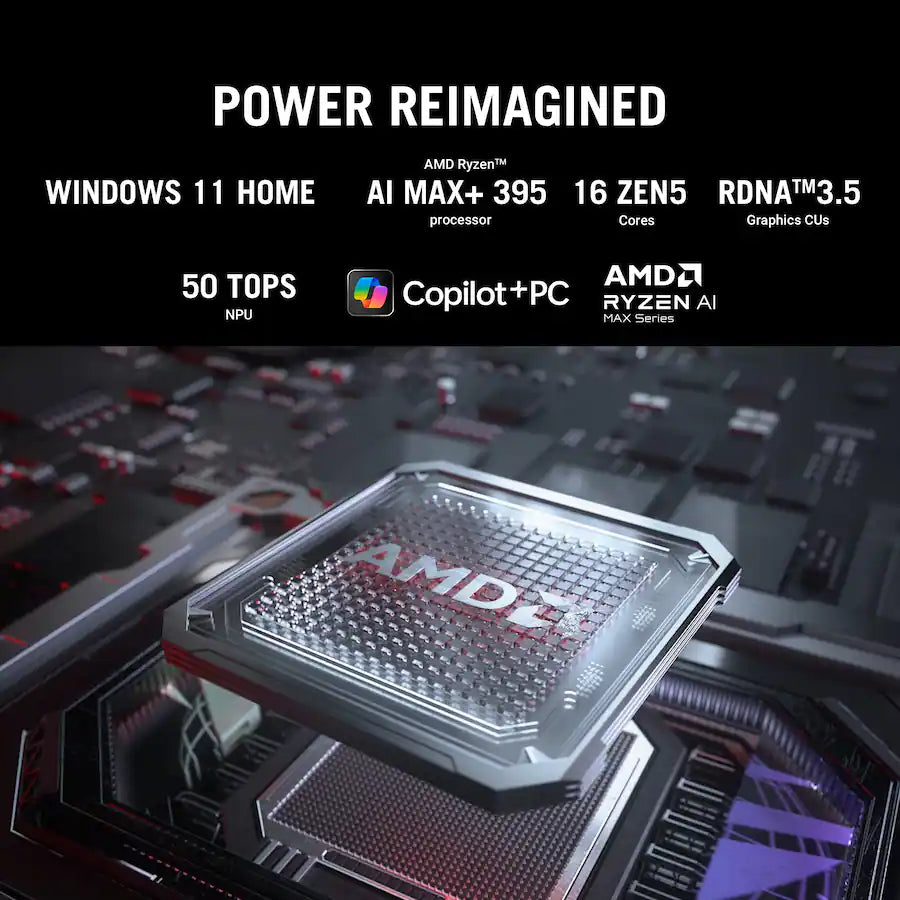 ASUS - ROG Flow Z13 13.4" 2.5K 180Hz Touch-Screen Gaming Laptop - Copilot+ PC - AMD Ryzen AI Max+ 395 - 64GB RAM - 1TB SSD - Off Black
