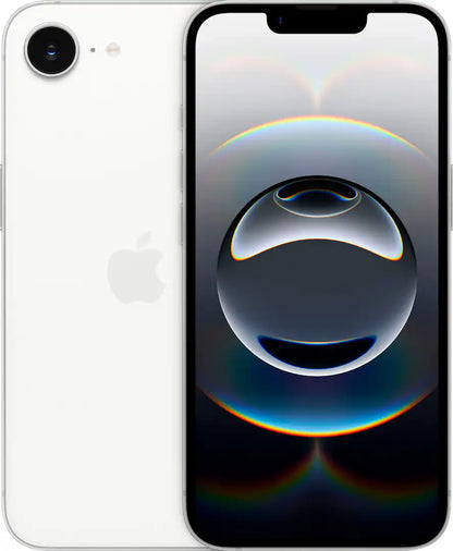 Apple - iPhone 16e 128GB - Apple Intelligence (Unlocked) - White