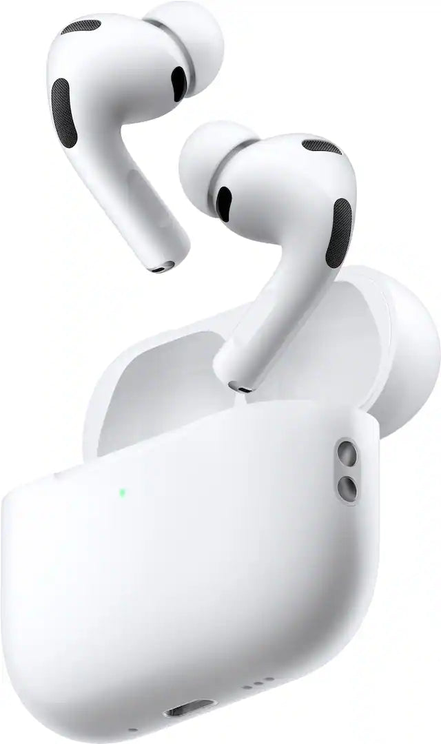 Apple - AirPods Pro 3, Wireless Active Noise Cancelling Earbuds with Heart Rate Sensing Feature - White