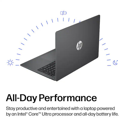 HP - OmniBook 3 16" 2K Touchscreen Laptop - Intel Core Ultra 7 (2025) - 16GB Memory - 512GB SSD - Mica Silver