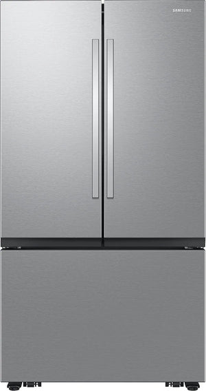 Samsung - 36 in. Wide 32 cu. ft. 3-Door French Door Smart Refrigerator with Dual Auto Ice Maker - Stainless Steel