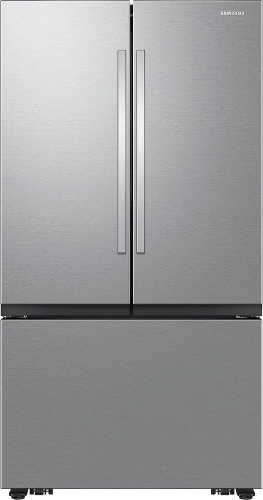 Samsung - 36 in. Wide 32 cu. ft. 3-Door French Door Smart Refrigerator with Dual Auto Ice Maker - Stainless Steel