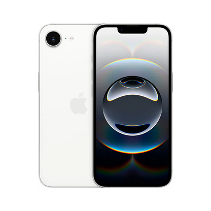 Apple - iPhone 16e 128GB - Apple Intelligence (Unlocked) - White